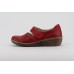 HELIOS piros női telitalpú cipő